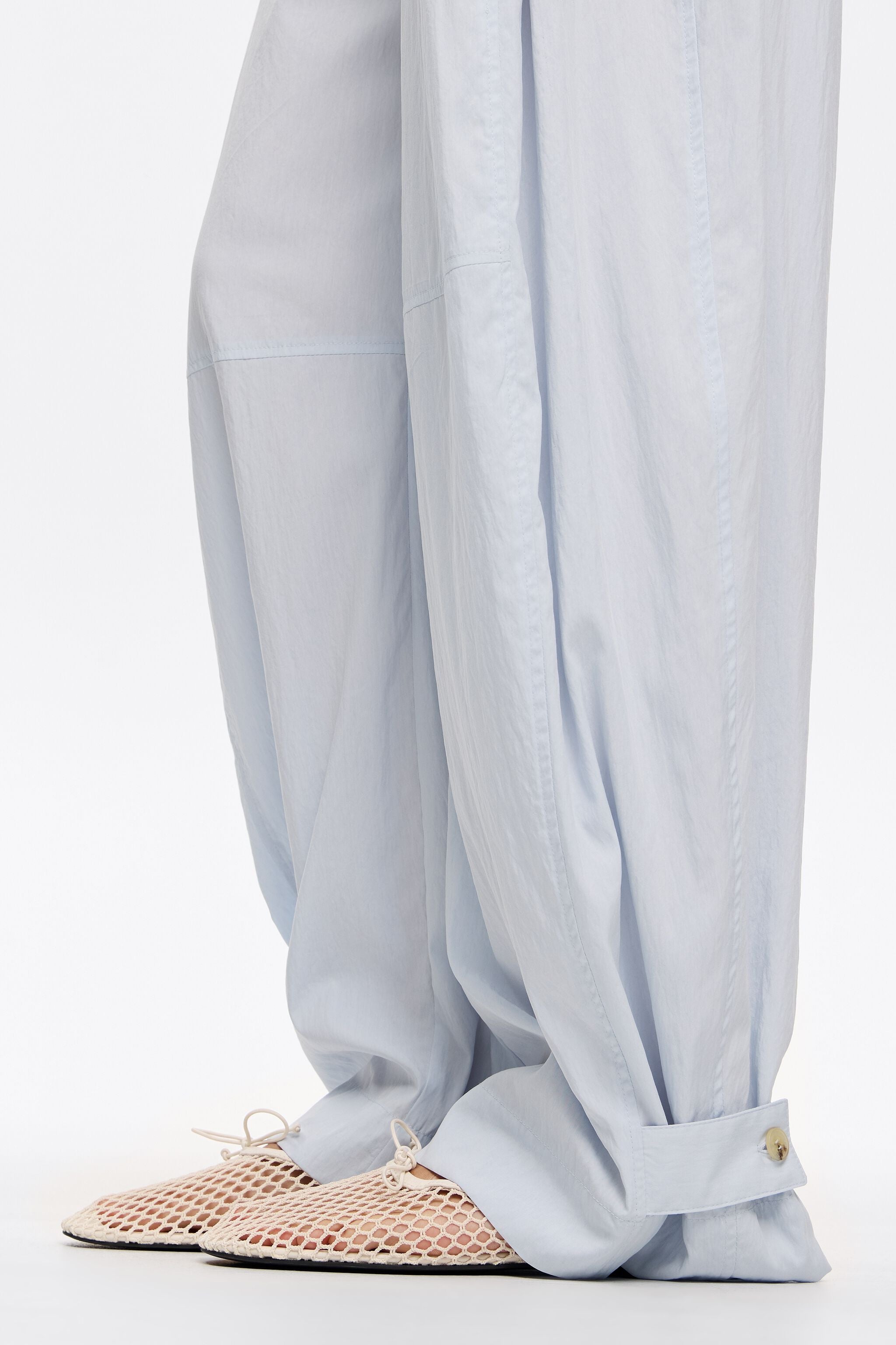 White mesh ballerina