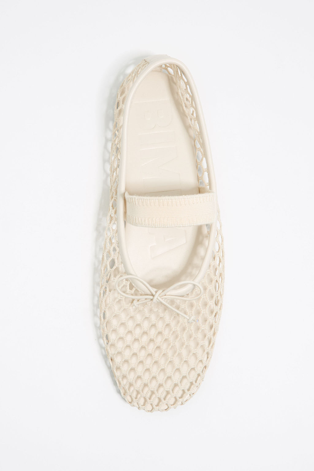 White mesh ballerina