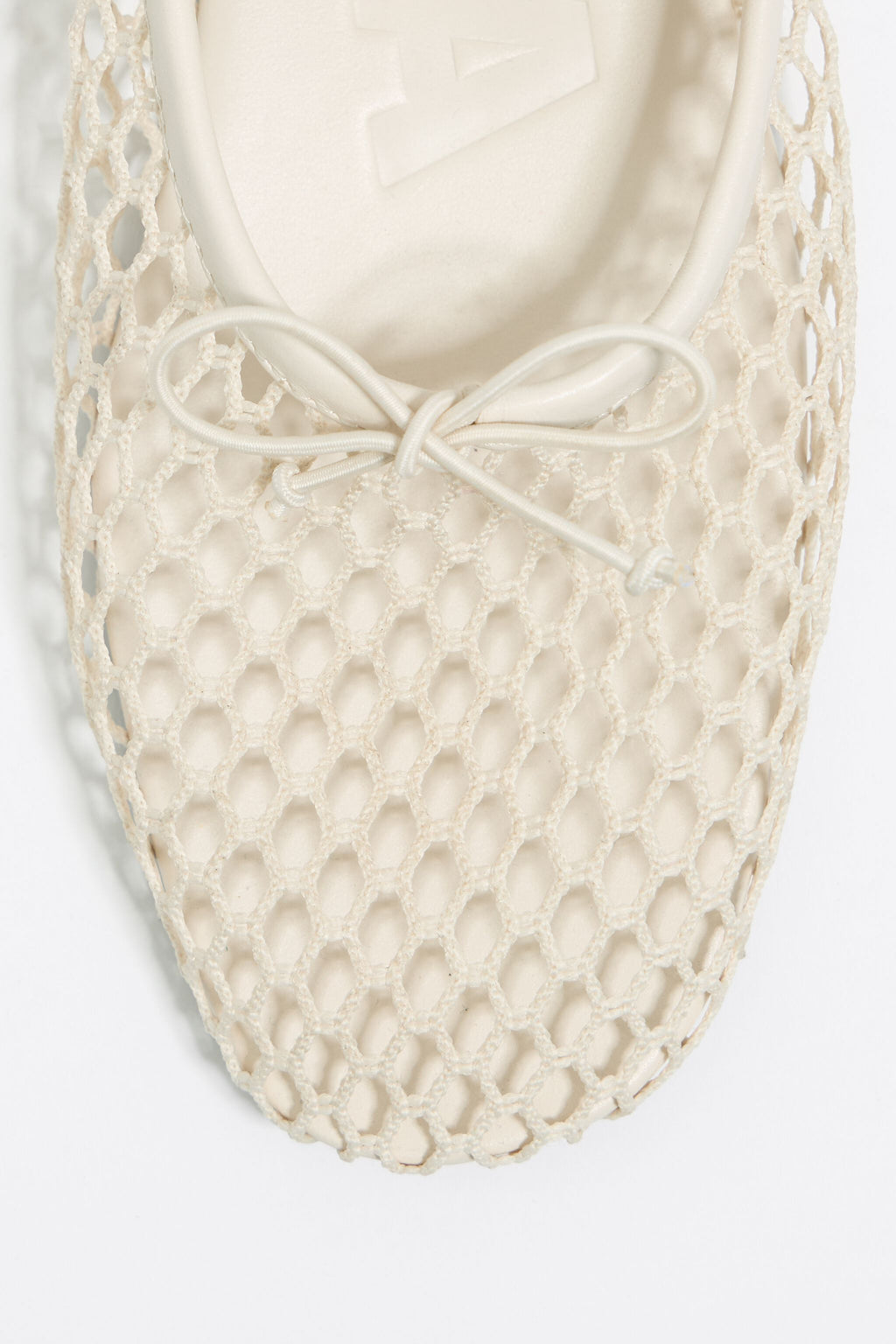 White mesh ballerina