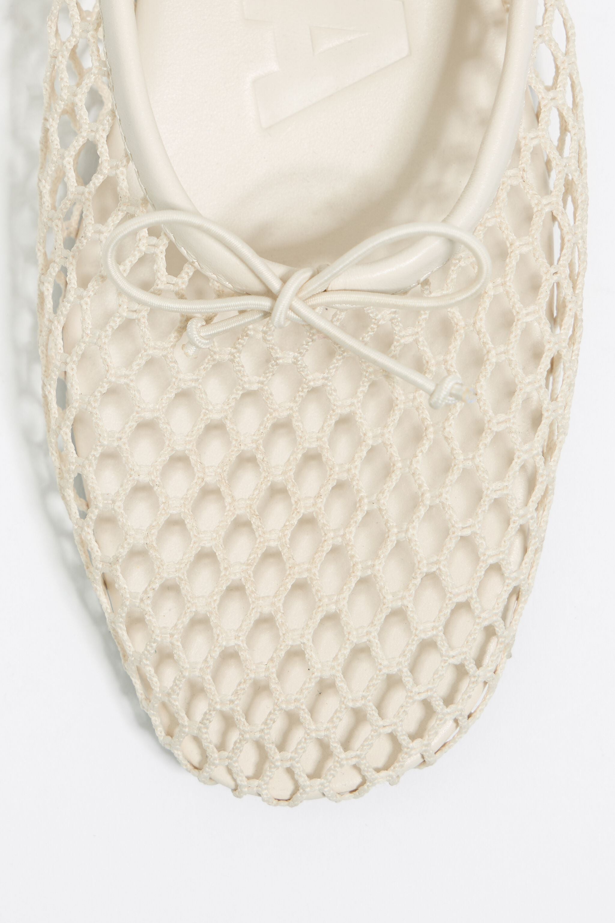 White mesh ballerina