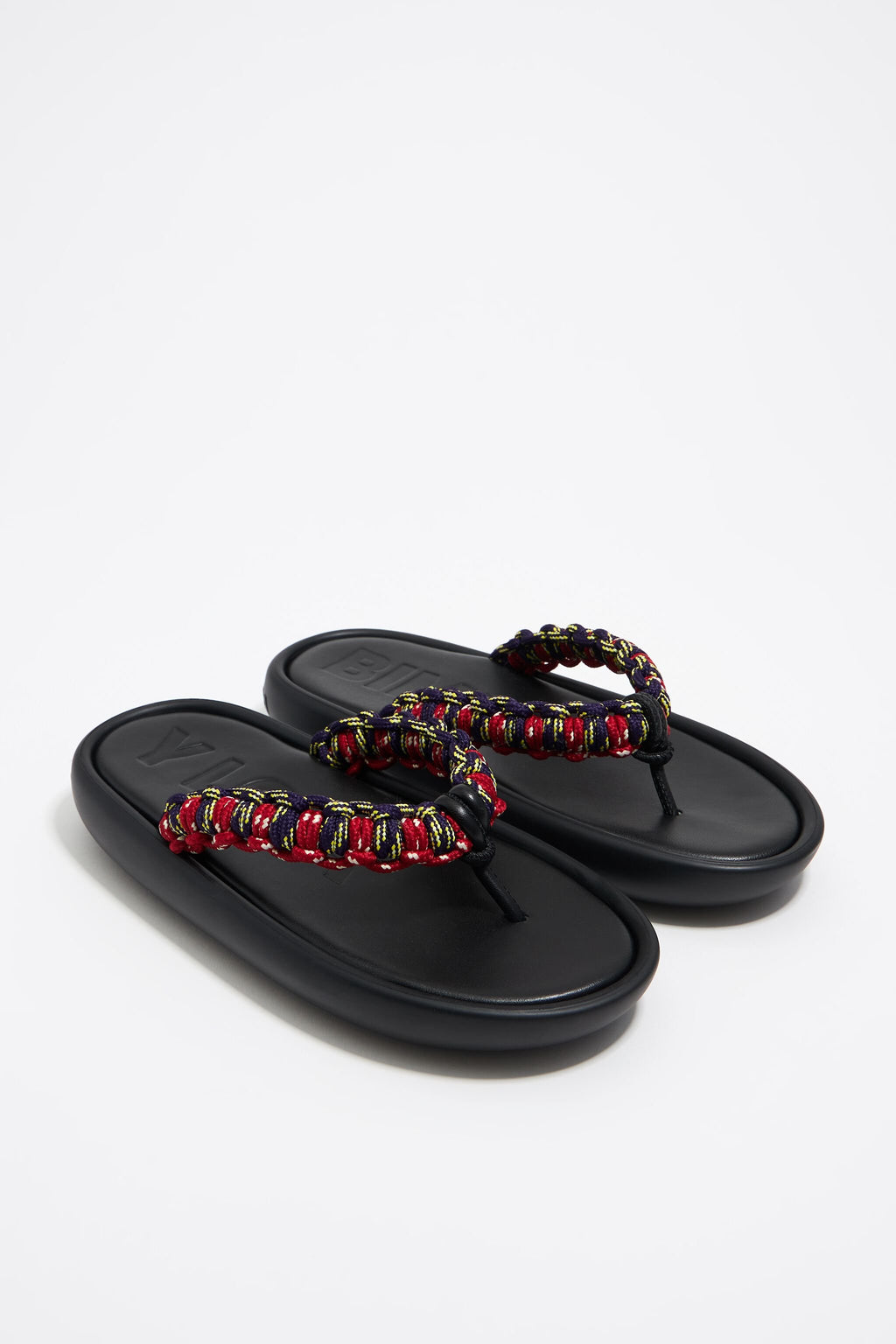 Multicolor rope boat sandal