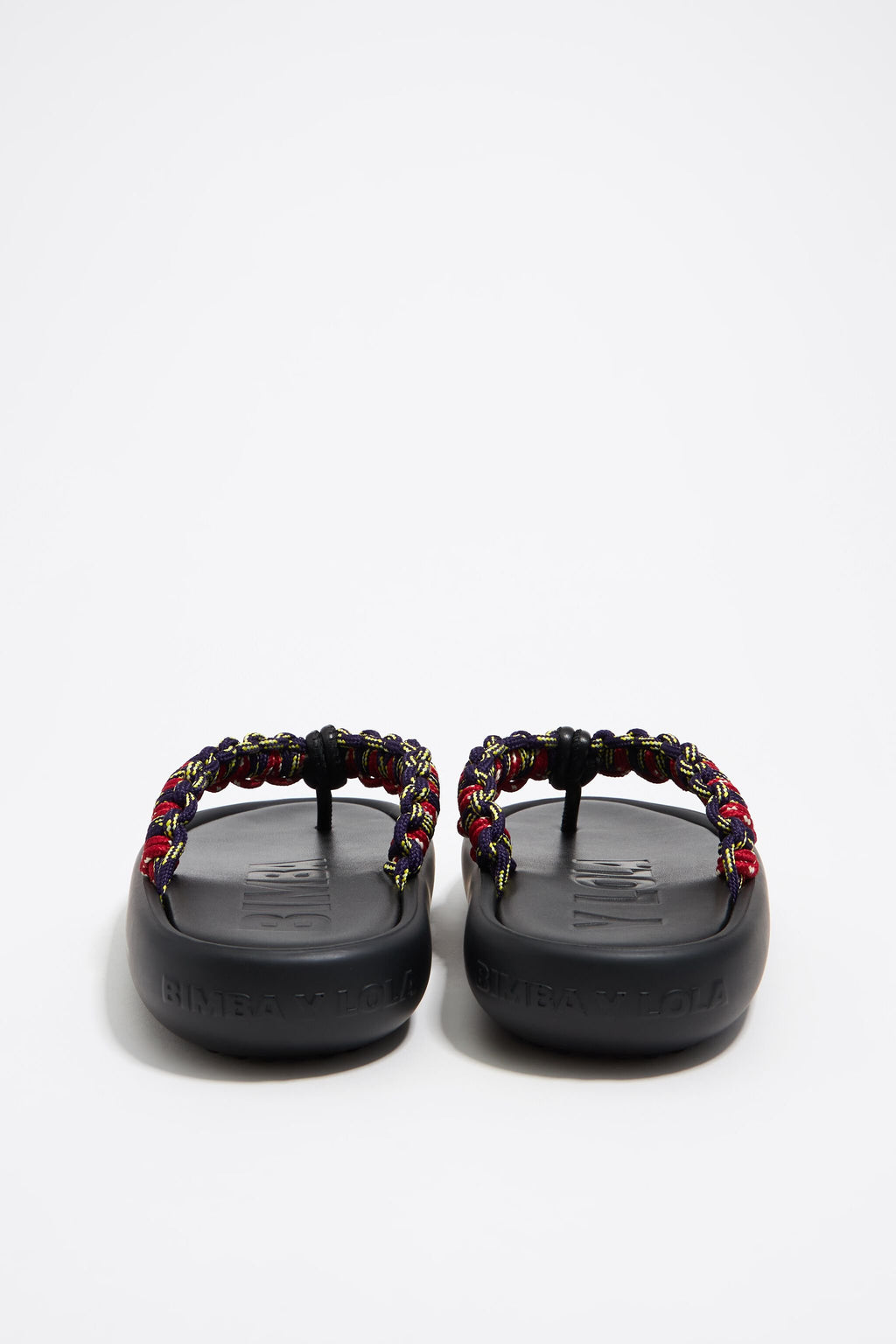 Multicolor rope boat sandal