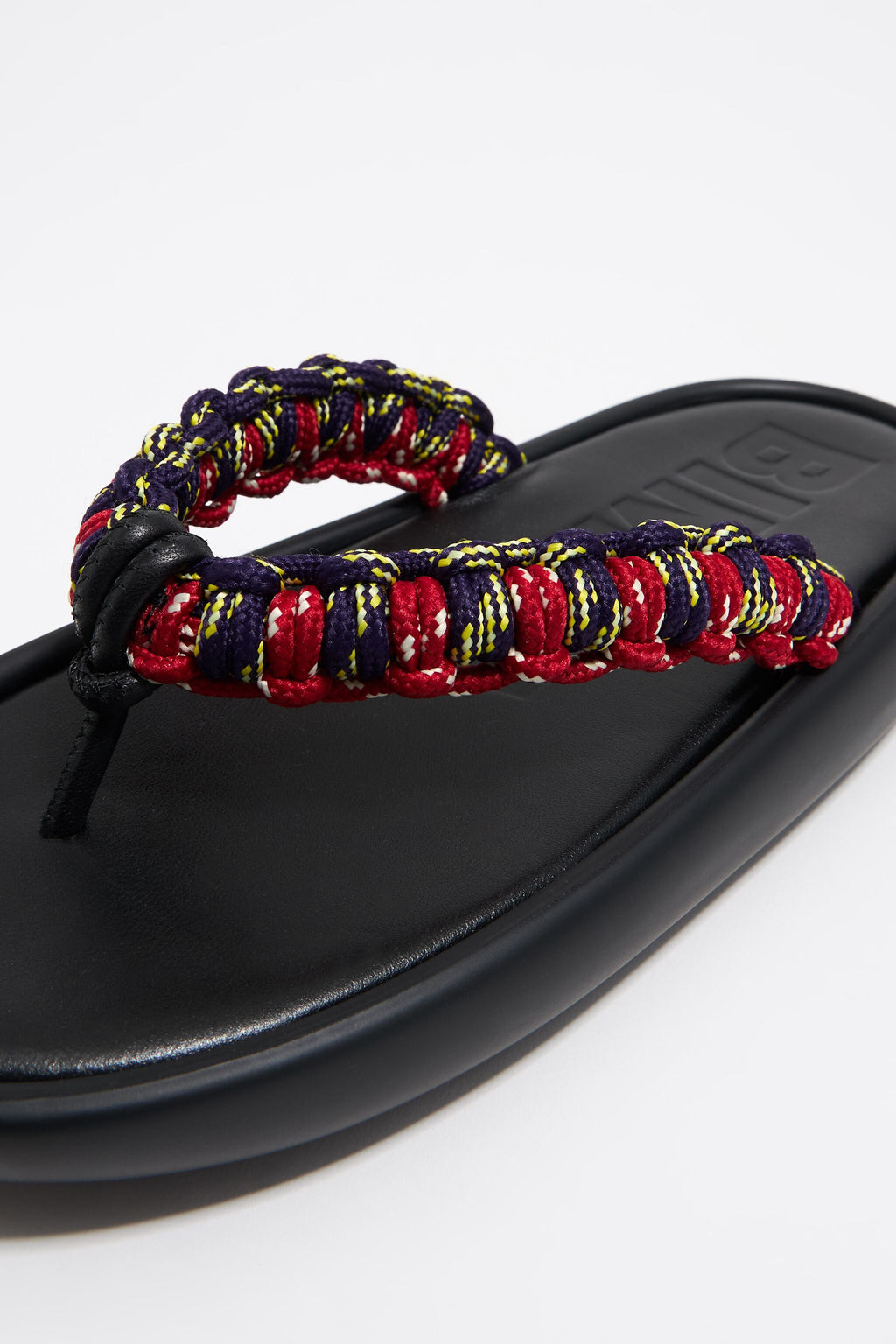 Multicolor rope boat sandal