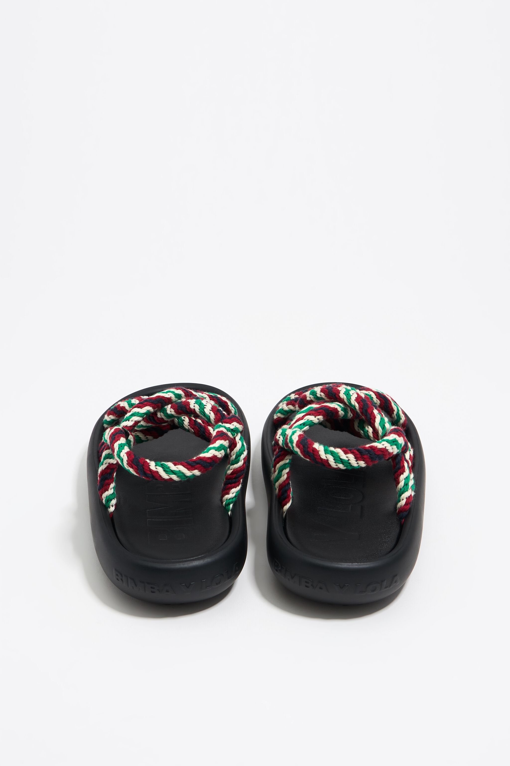 Chunky rope boat sandal