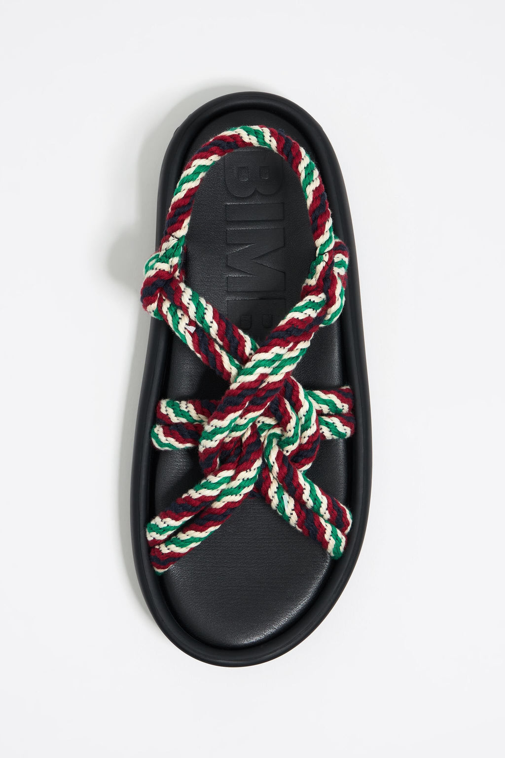 Chunky rope boat sandal