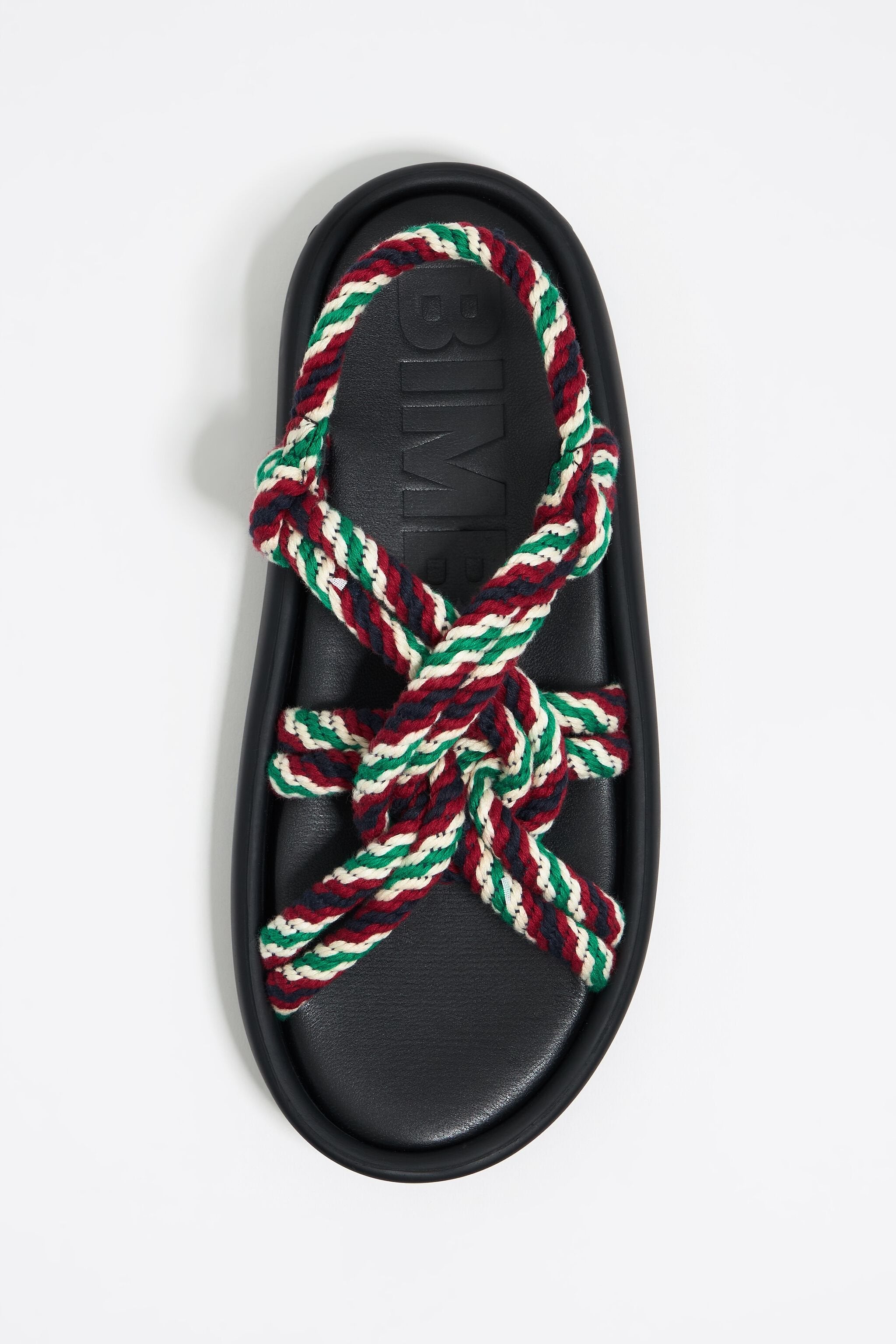 Chunky rope boat sandal