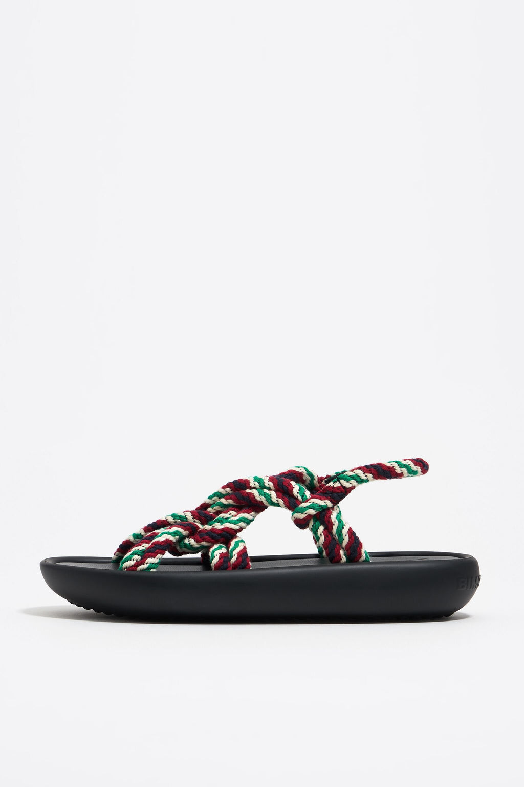 Chunky rope boat sandal