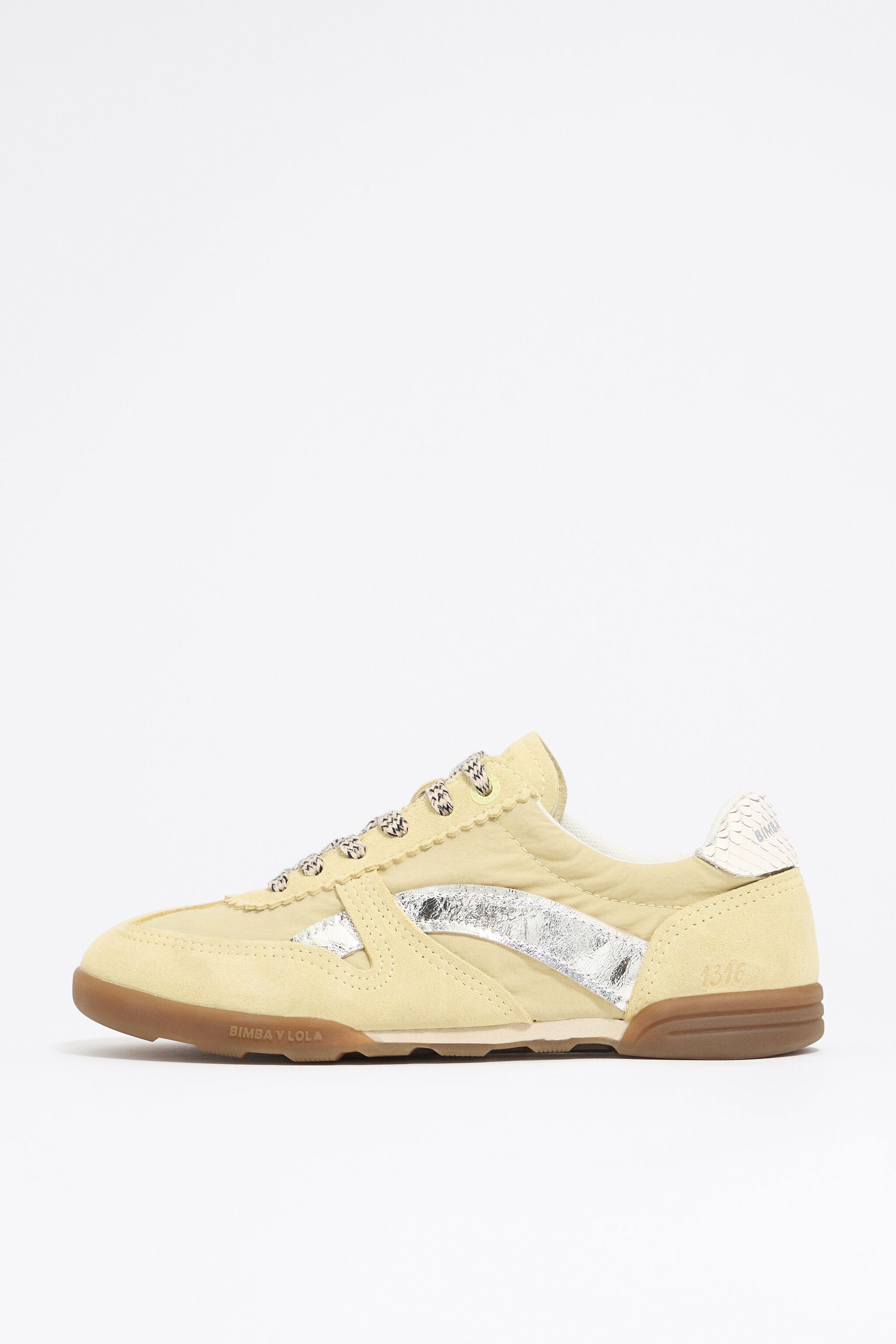 Yellow 13 16 indoor sneaker