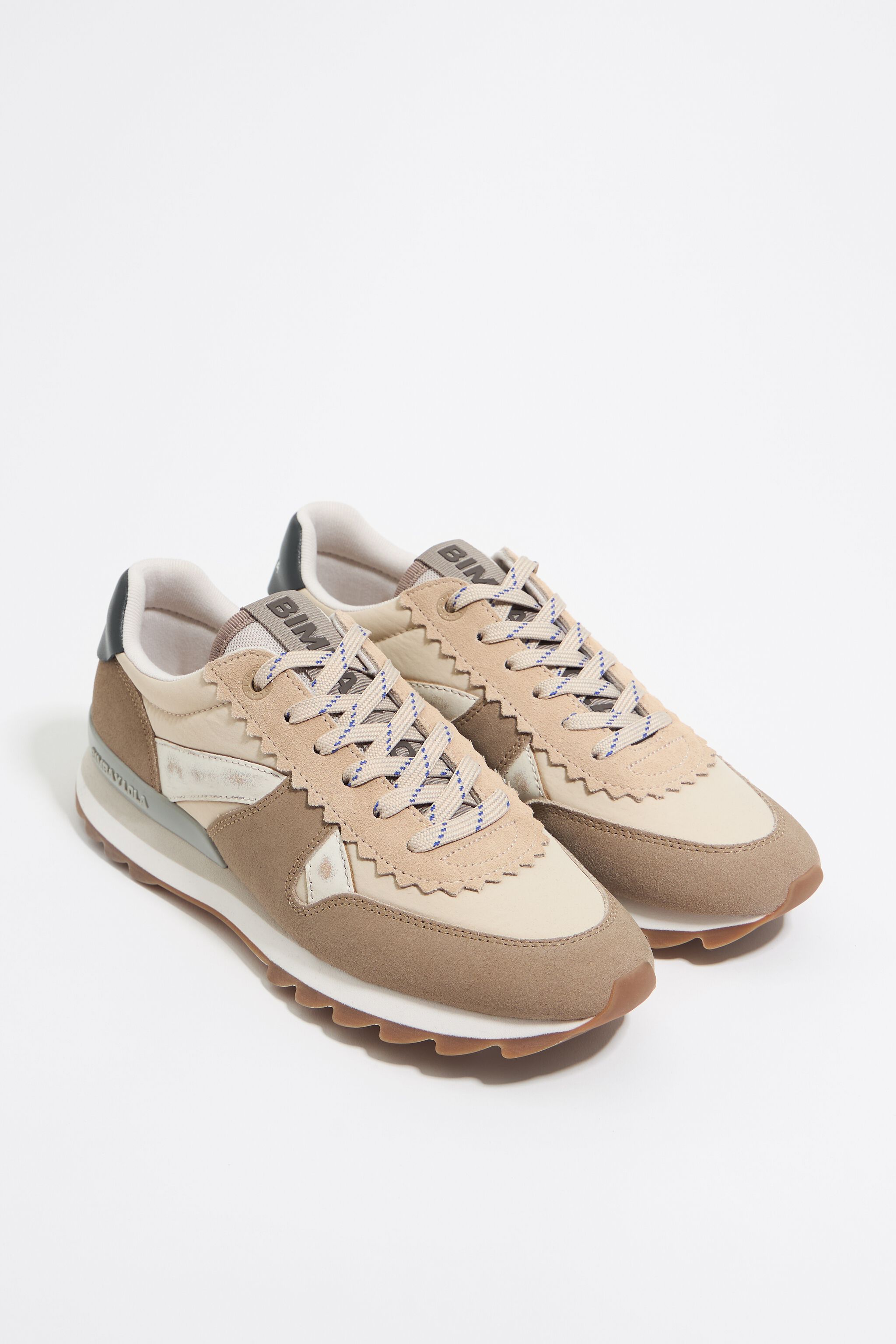 Brown technical 13 19 sneaker