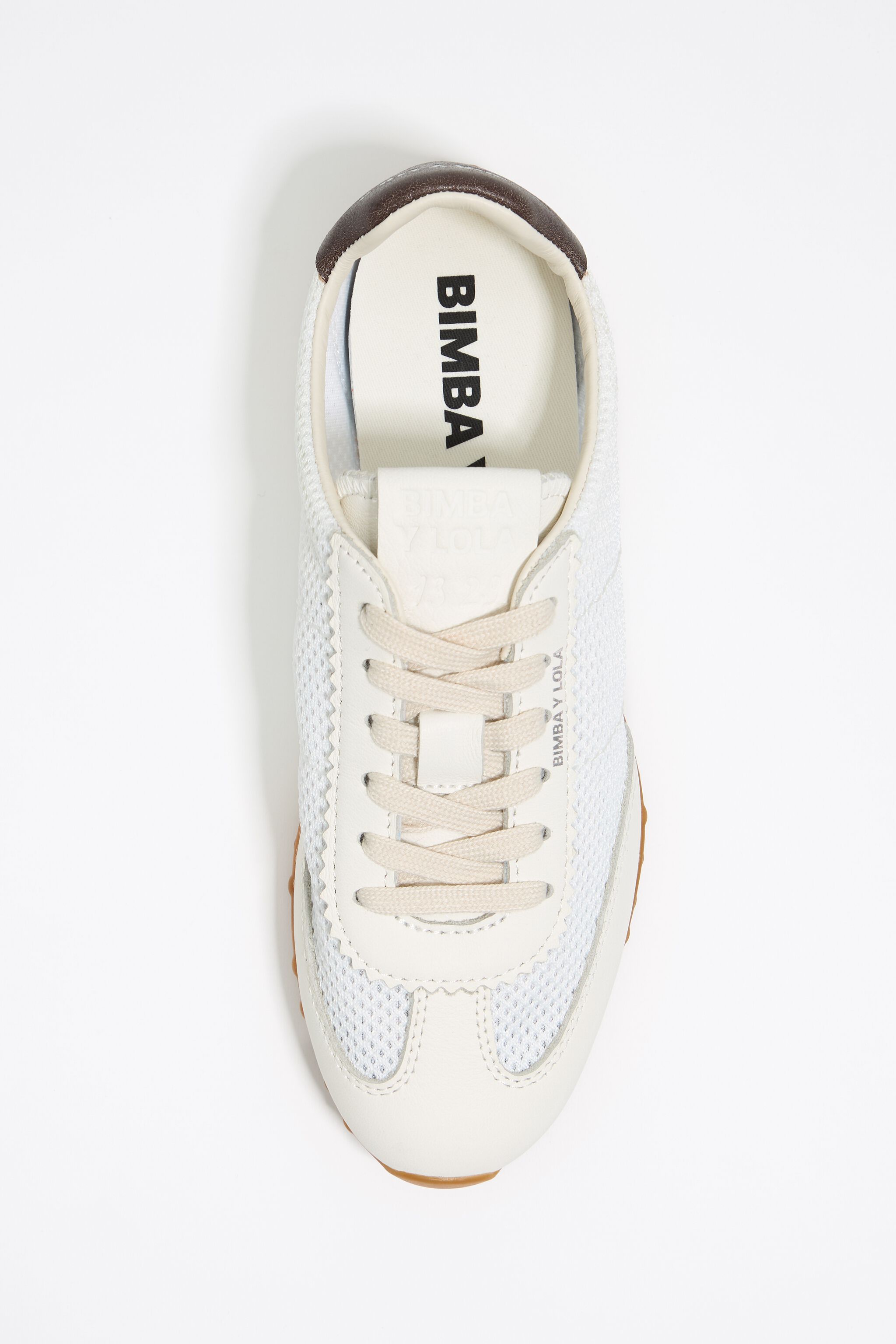 White 13 29 mesh sneaker
