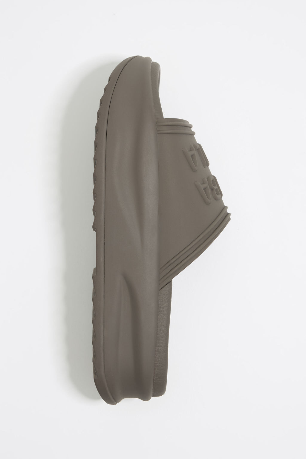 Khaki platform flip-flop