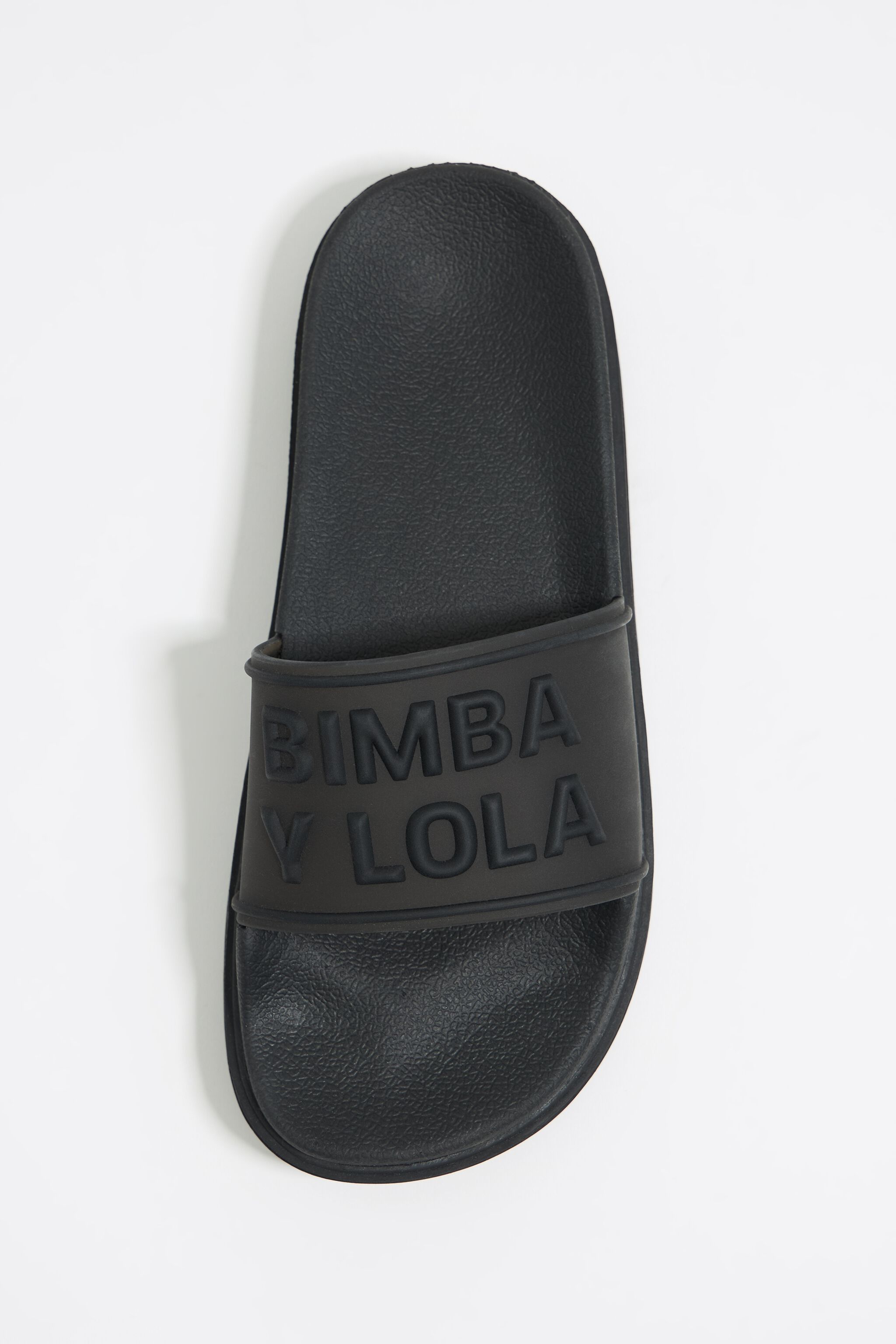 Black platform slider