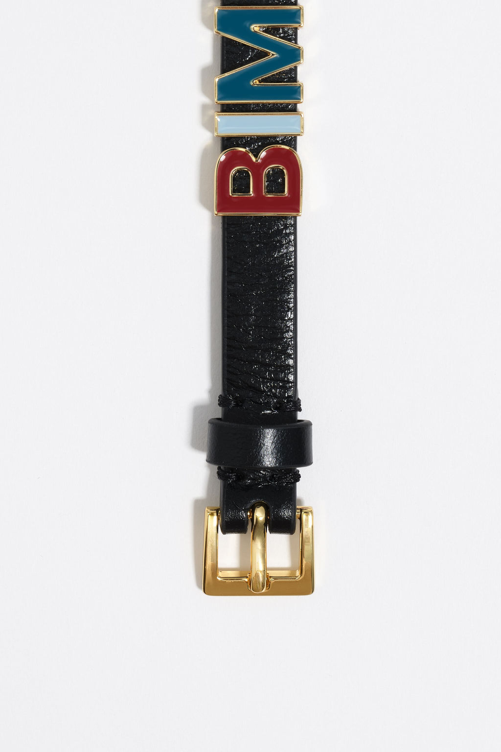 Multicolored logo strap bracelet