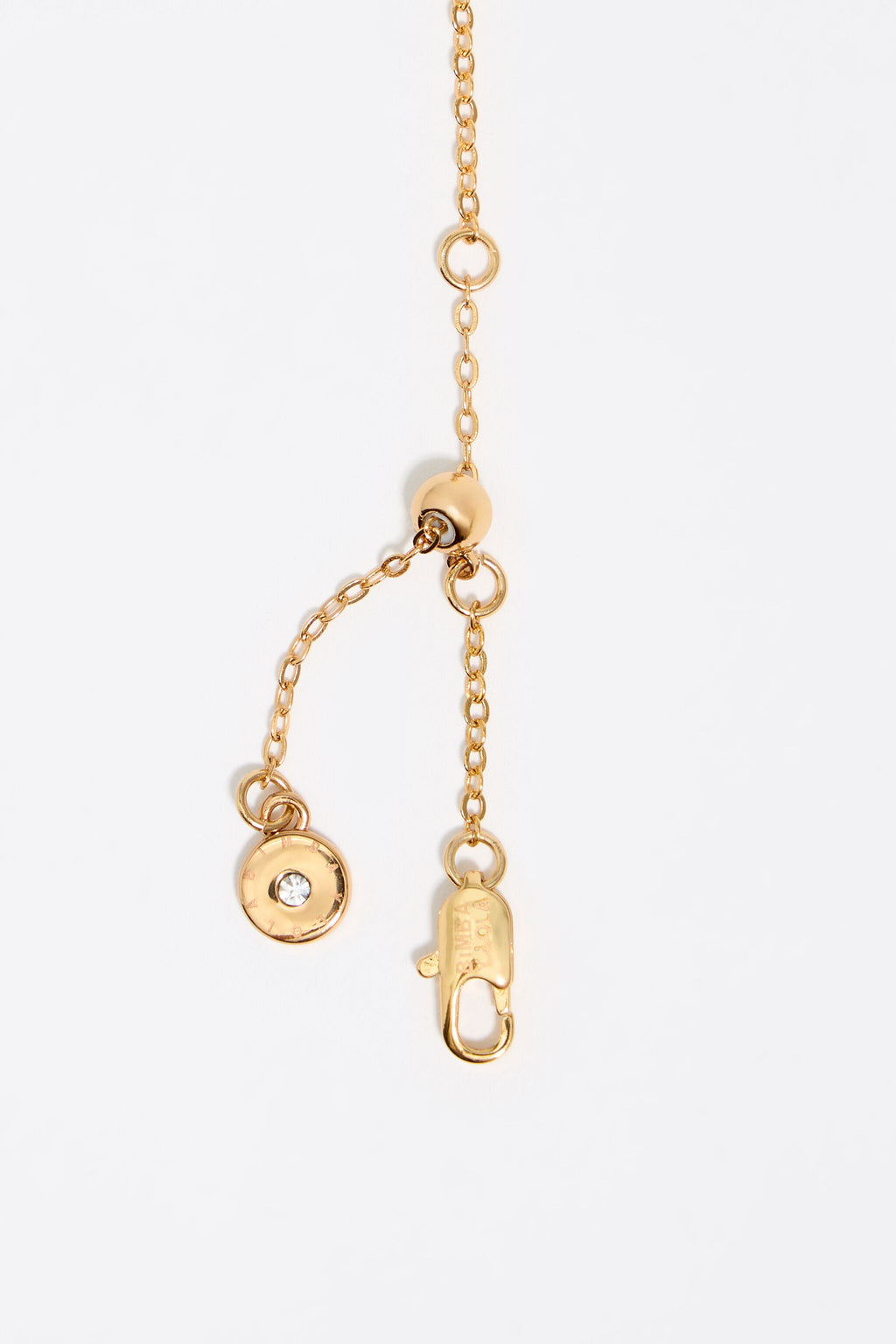 Dark gold panther necklace