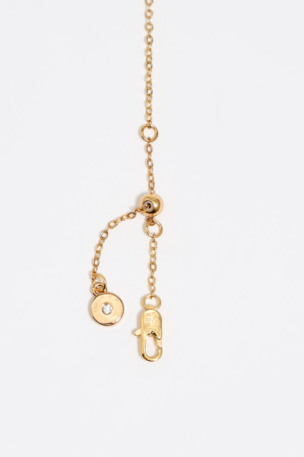 Dark gold panther head necklace