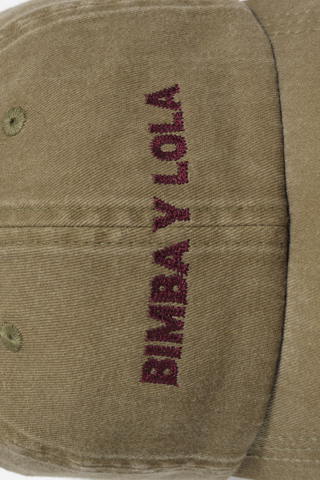 Washed camel cotton cap