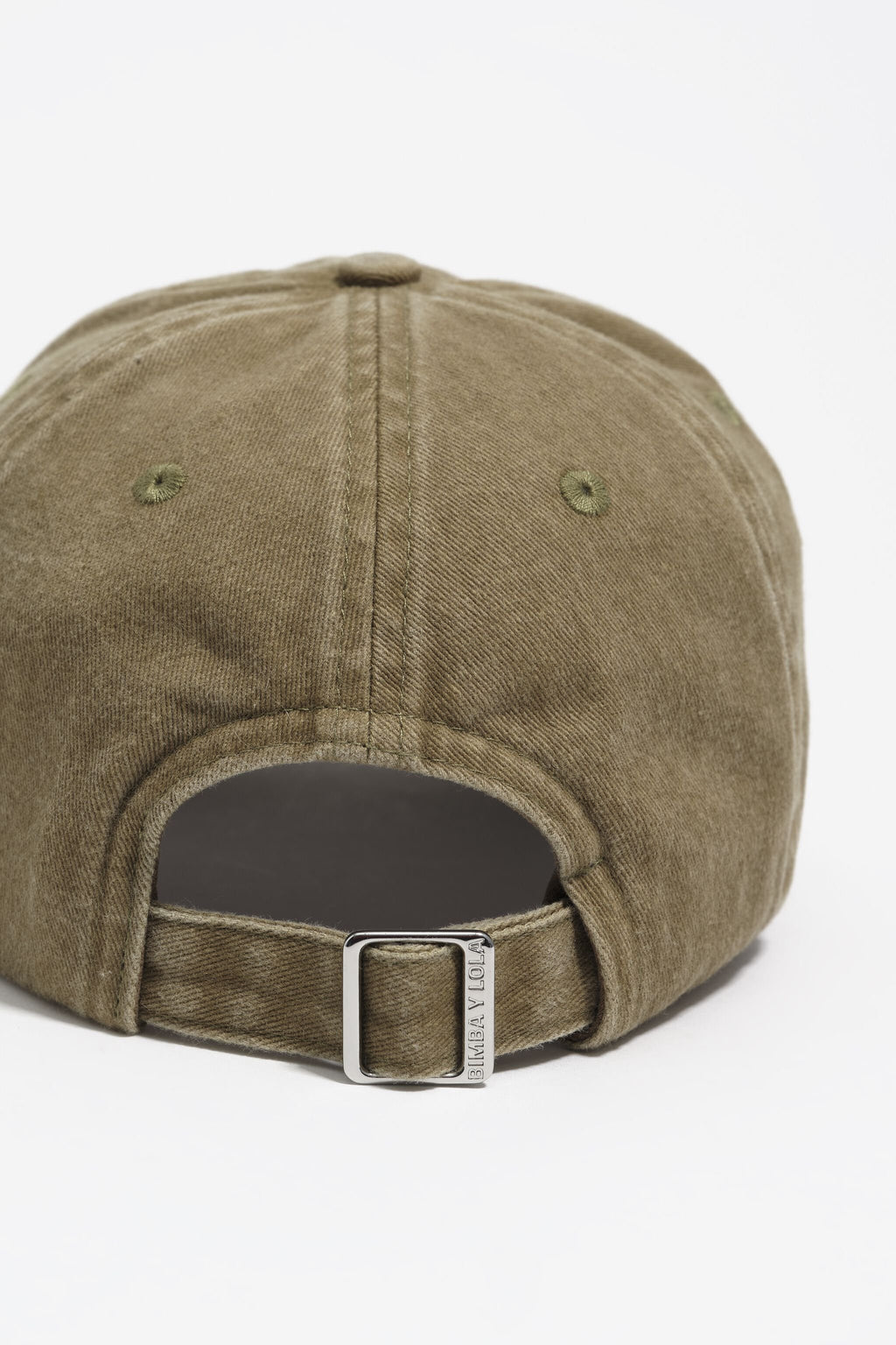 Washed camel cotton cap