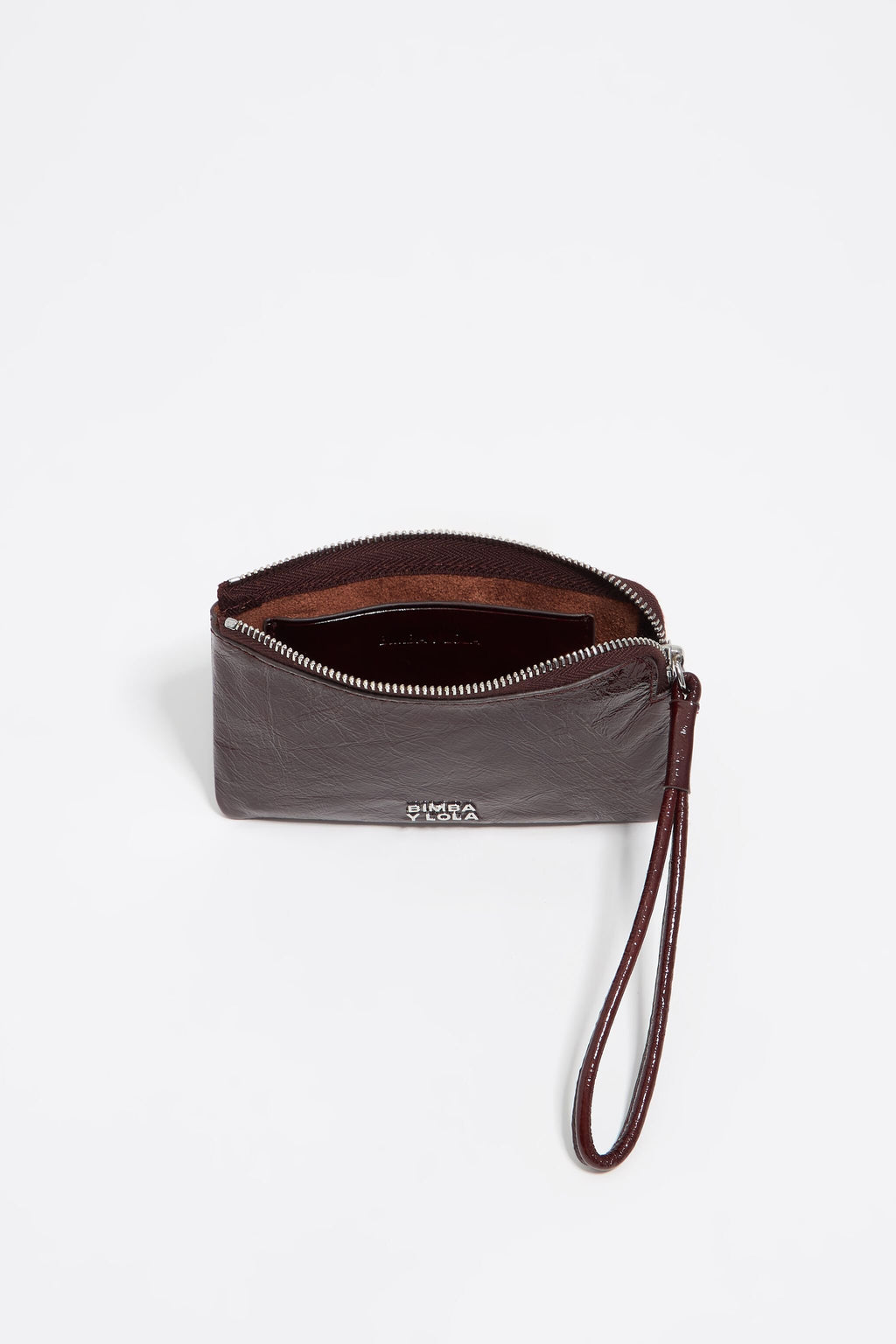 Small chestnut leather coin purse