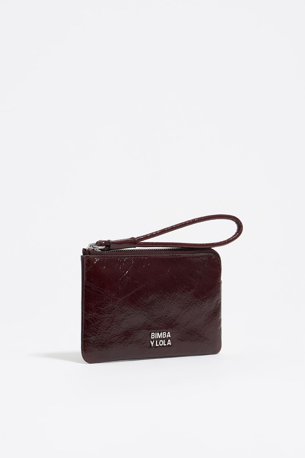 Small chestnut leather coin purse