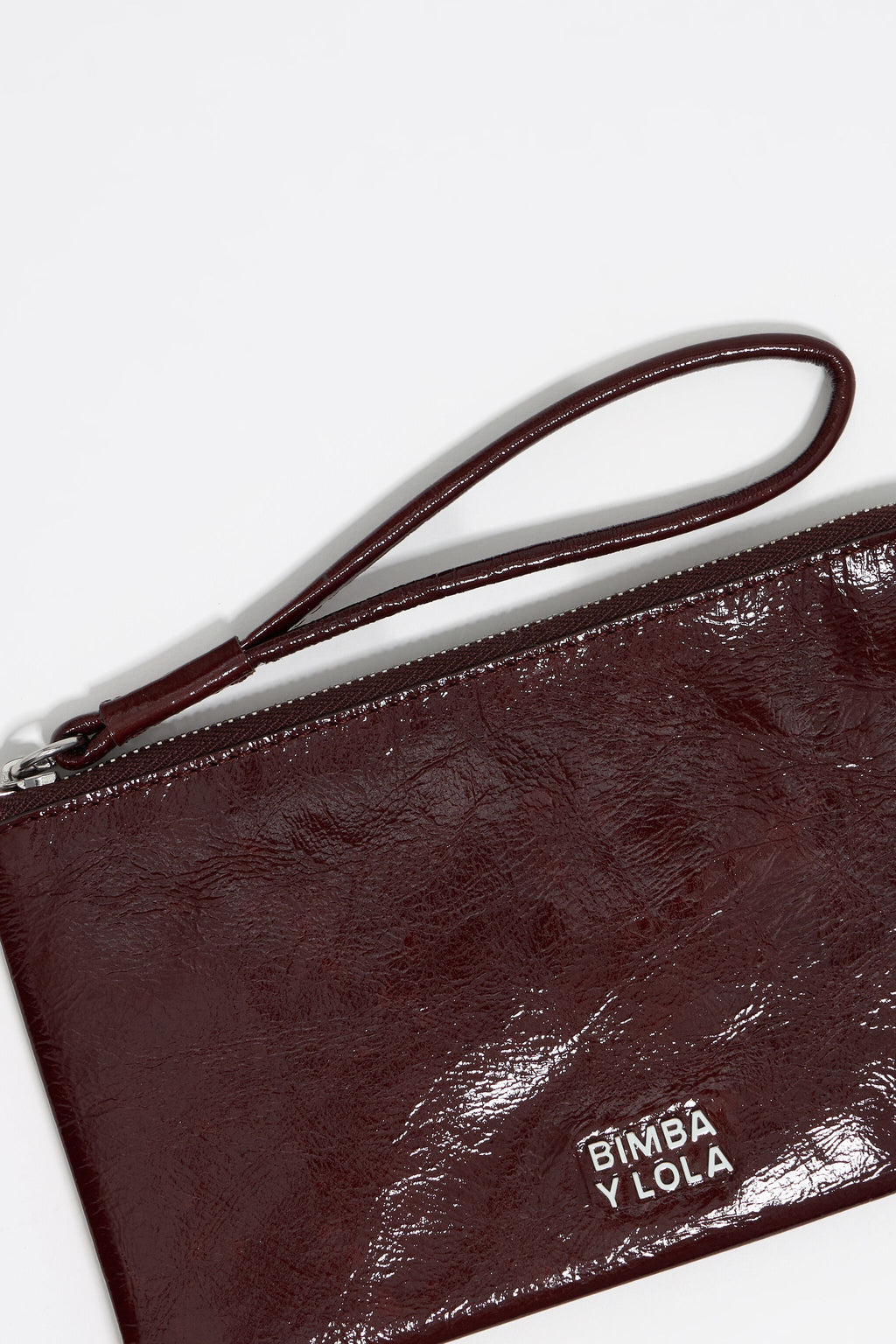 Large chestnut leather coin purse