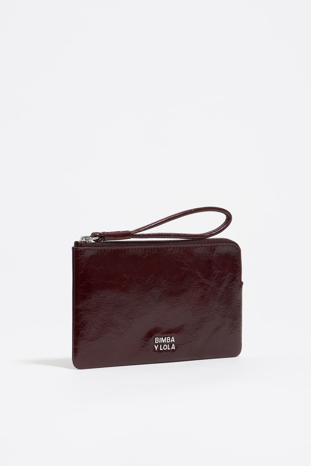 Large chestnut leather coin purse