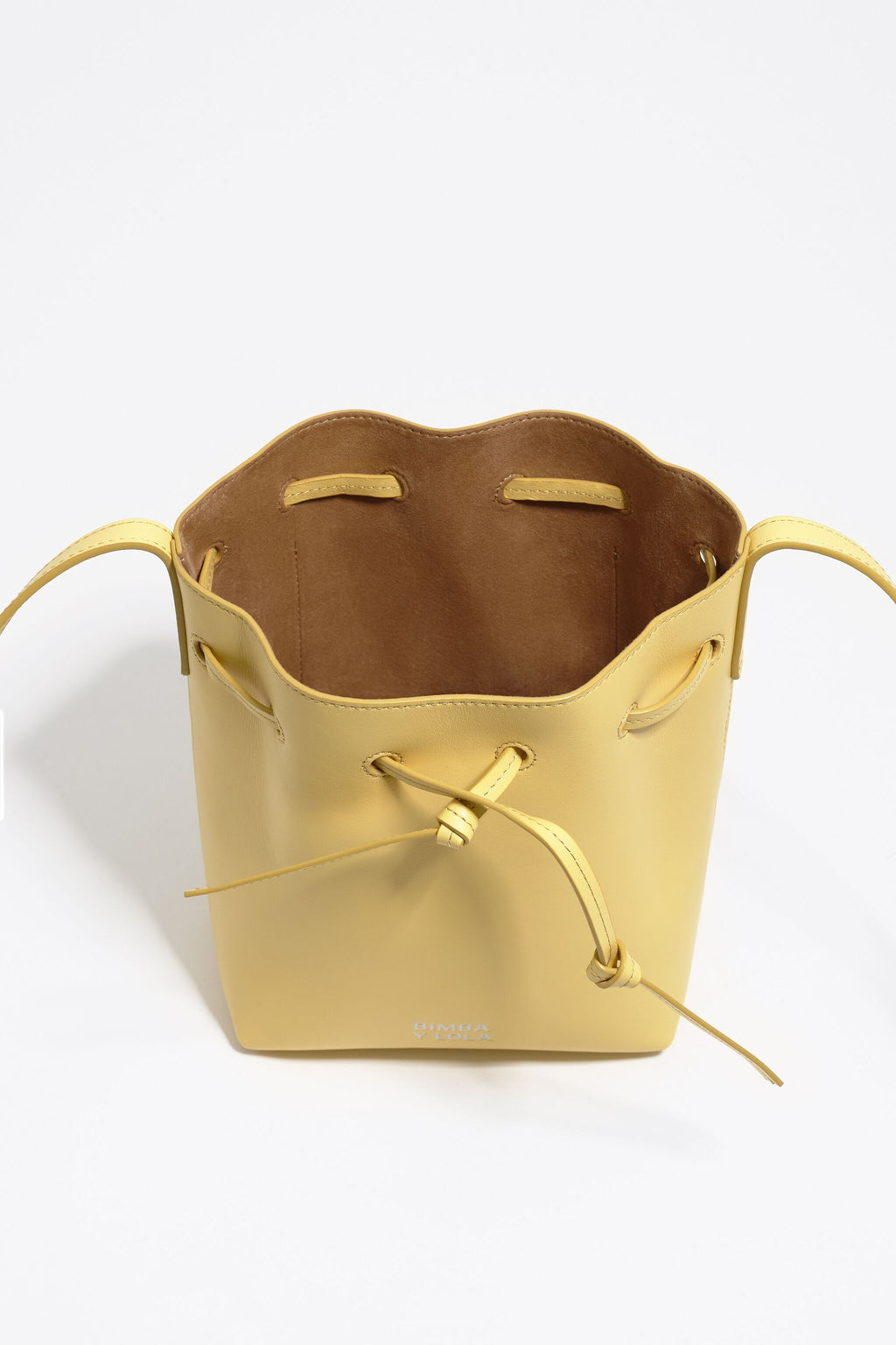 Banana leather bucket bag