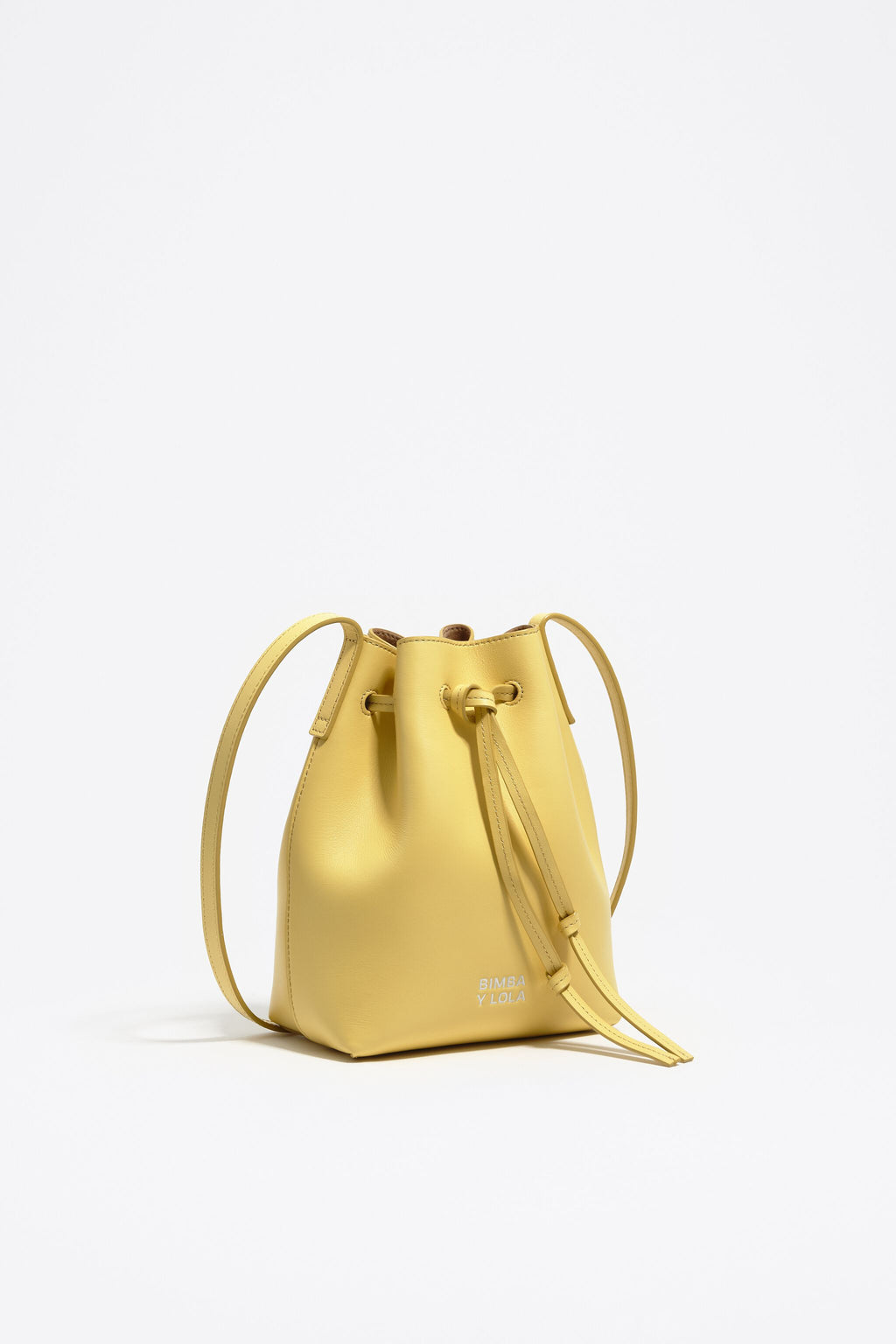 Banana leather bucket bag