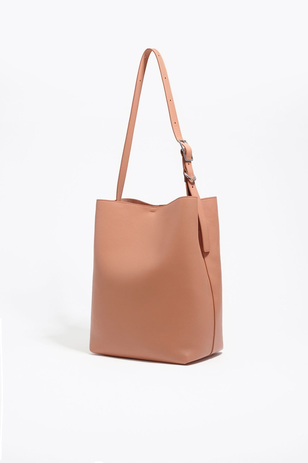 Large pink leather Carlino bag