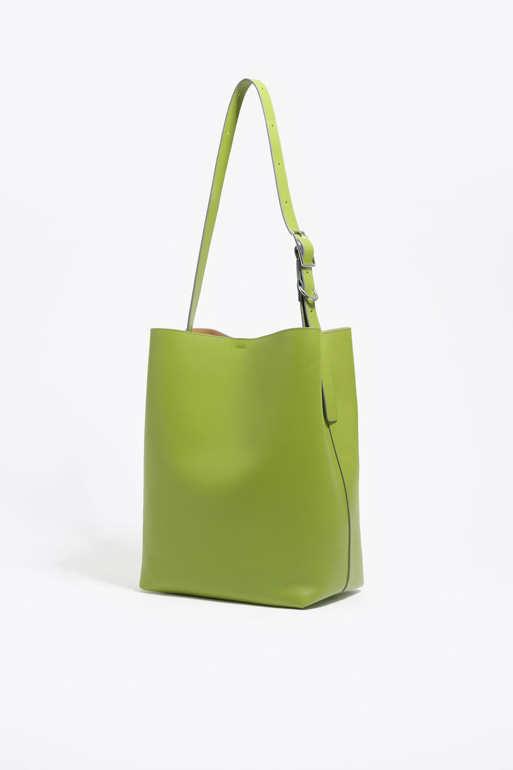 Large kiwi leather Carlino bag