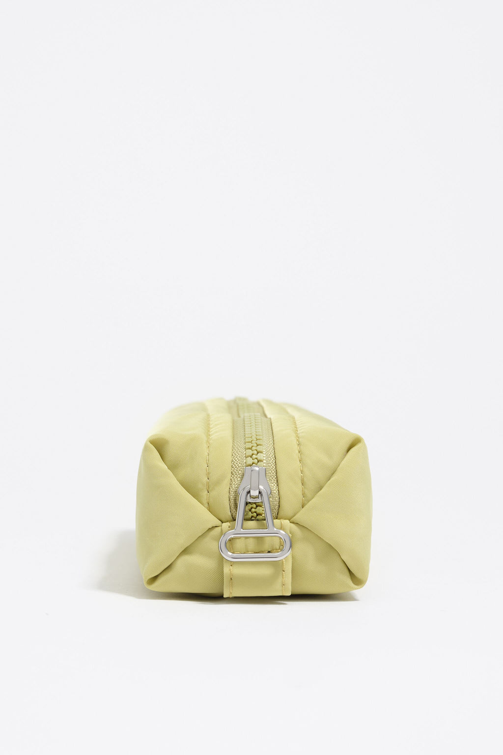 Pale lime nylon make-up case