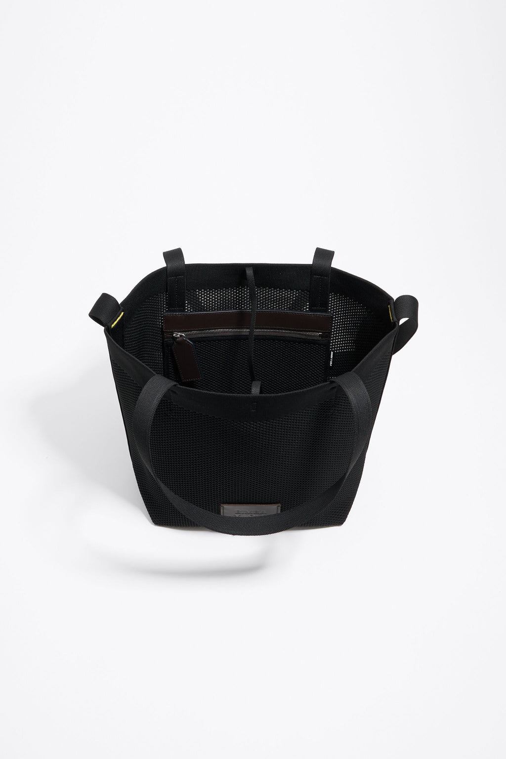 Medium black Flyknit shopper bag