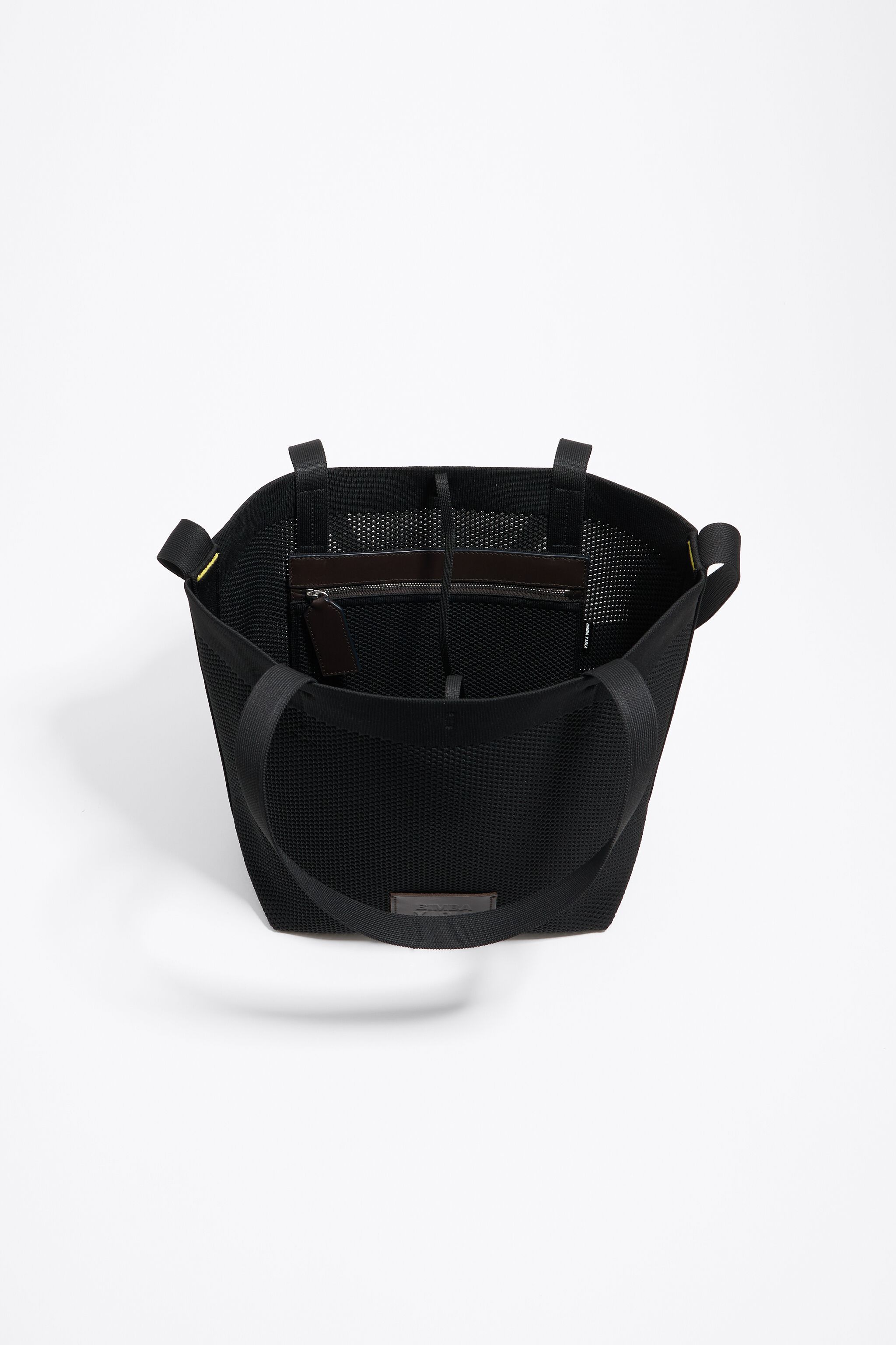 Medium black Flyknit shopper bag