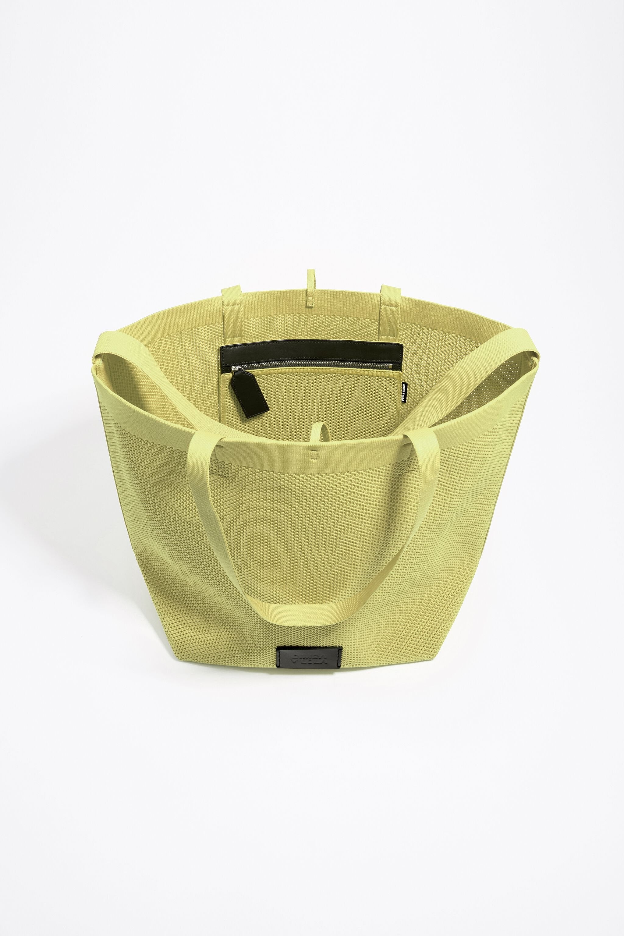 Large kiwi nylon Chihuahua shopper bag