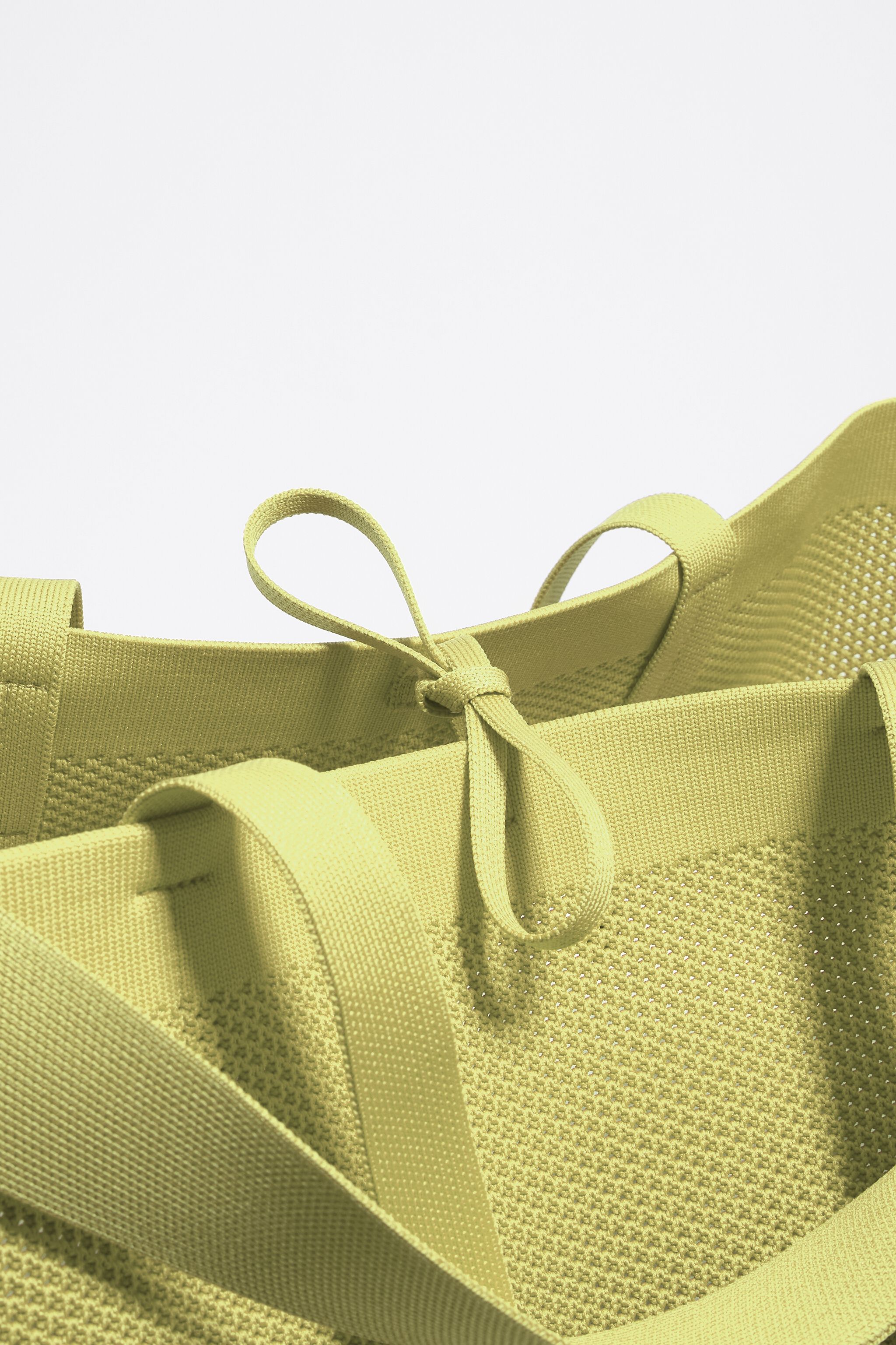 Large kiwi nylon Chihuahua shopper bag