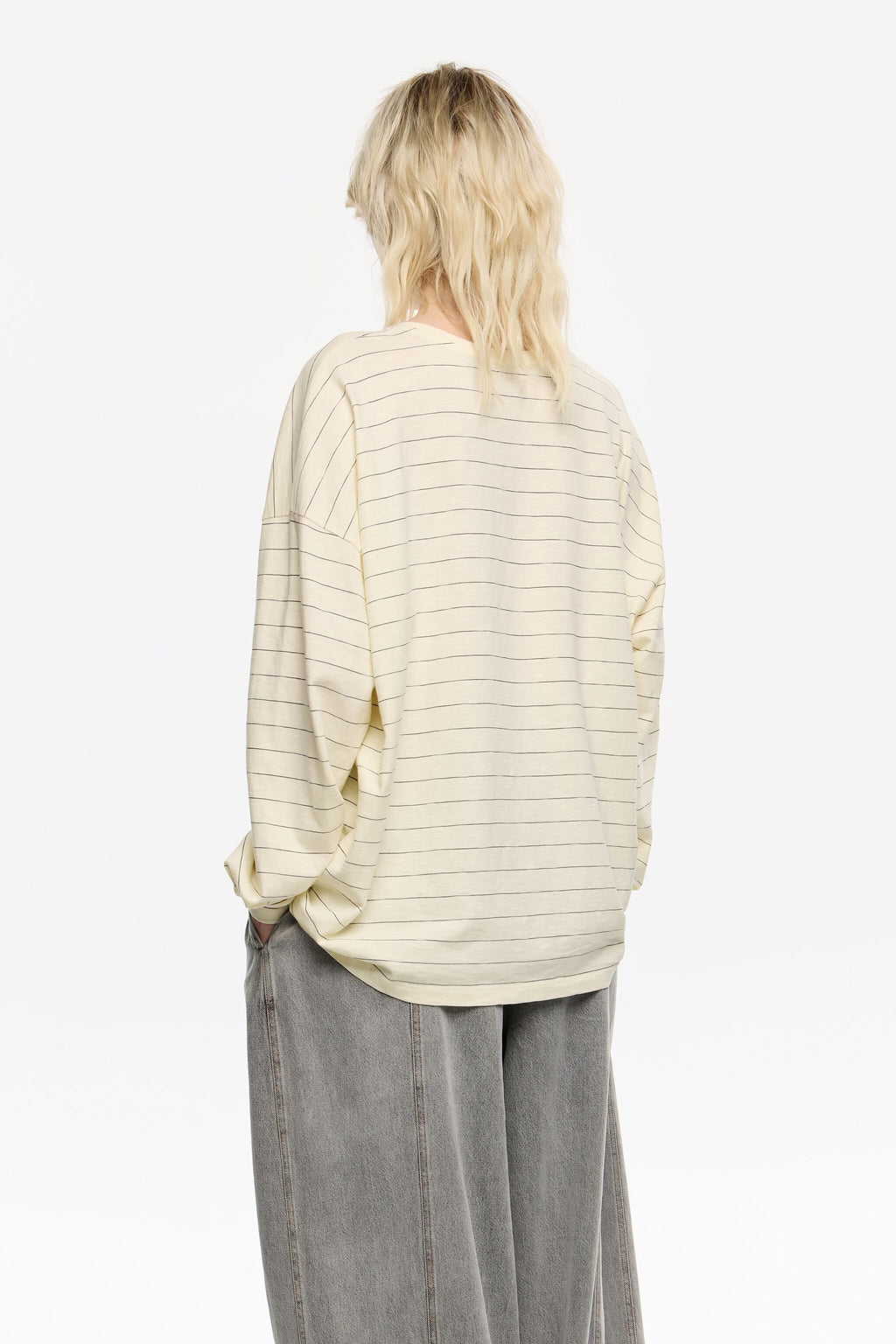 Oversize vanilla logo tie T-shirt