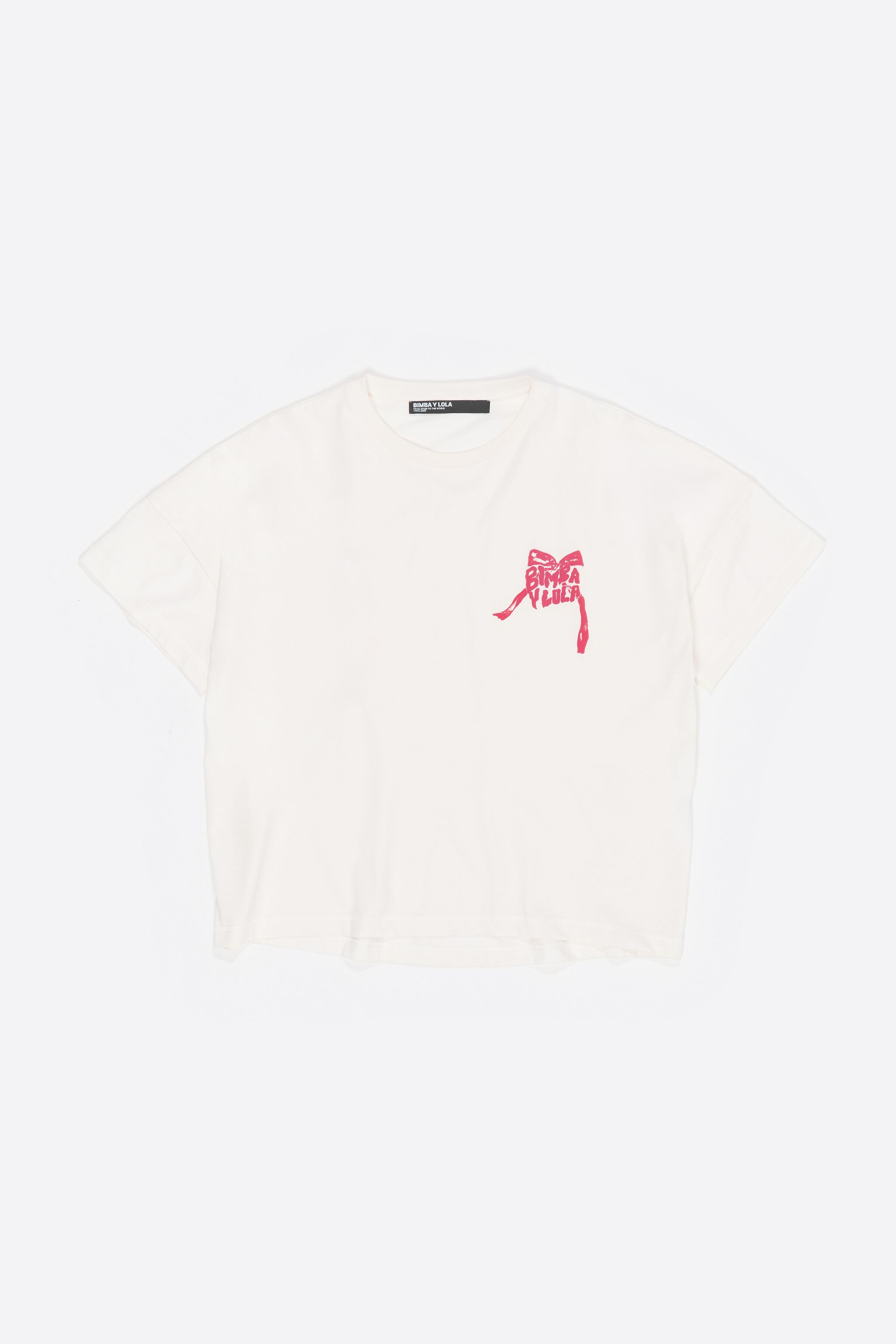 Ivory logo tie T-shirt