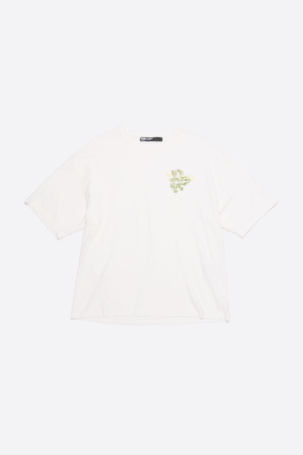 White oversize logo T-shirt