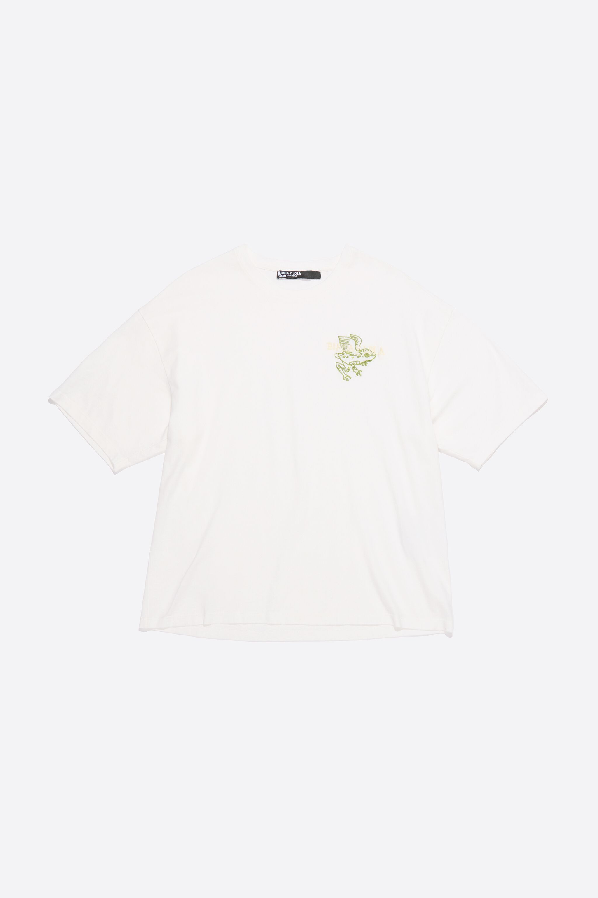 White oversize logo T-shirt