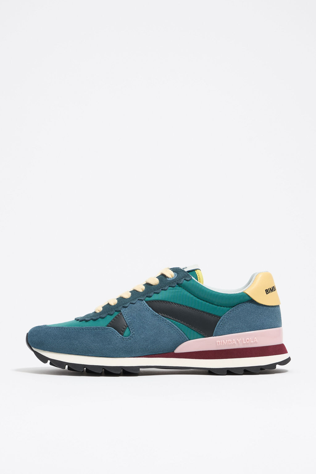 Turquoise 13 19 technical sneaker